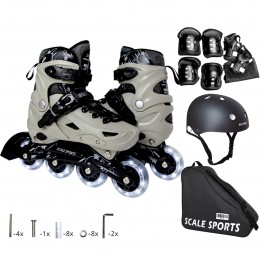 Комплект роликов Scale Sports LF 605 Gray