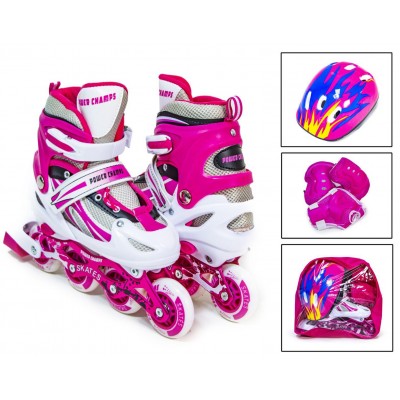 Комплект роликов Power Champs Pink Комплект роликов Power Champs Pink