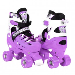 Раздвижные ролики квады Scale Sports Violet