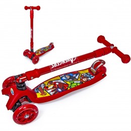 Самокат Scooter Maxi Scooter Disney Marvel Avengers с наклоном руля складной 