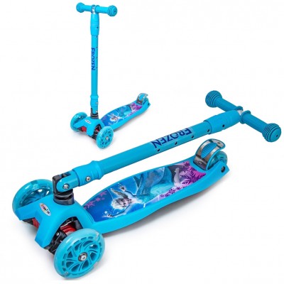 Самокат Maxi Scooter Disney Frozen с наклоном руля складной