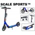 Самокат двухколесный Scale Sports SS-08 Blue. Ручной тормоз, Led-фонарик Самокат двухколесный Scale Sports SS-08 Blue. Ручной тормоз, Led-фонарик