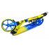 Самокат двухколесный Scale Sports SS-08 Yellow-Blue. Ручной тормоз, Led-фонарик