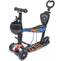 Самокат Scooter 5in1 Граффити