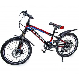 Велосипед 20 дюймов Scale Sports Red, ручной и дисковый тормоз