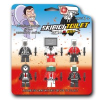 Набор фигурок для Lego Skibidi Toilet, 6 штук Набор фигурок для Lego Skibidi Toilet, 6 штук