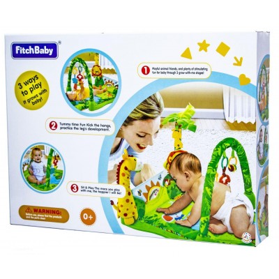 Развивающий игровой коврик Fitch Baby Тропический лес (8502)