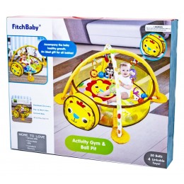 Детский развивающий коврик-манеж Fitch Baby Львенок (88969)