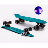 Пенни борд Fish Skateboards Emerald (светящиеся колеса) Пенни борд Fish Skateboards Emerald (светящиеся колеса)