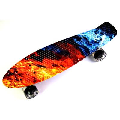 Пенни борд Fish Skateboards Fire and Ice (светящиеся колеса) Пенни борд Fish Skateboards Fire and Ice (светящиеся колеса)