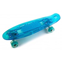Пенни борд Fish Skateboards Blue со светящийся доской и музыкой Пенни борд Fish Skateboards Blue со светящийся доской и музыкой