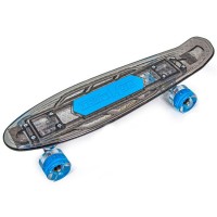 Пенни борд Fish Skateboards Black со светящийся доской и музыкой Пенни борд Fish Skateboards Black со светящийся доской и музыкой