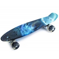 Пенни борд Galaxy (светящиеся колеса) Пенни борд Galaxy (светящиеся колеса)