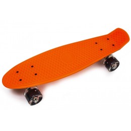 Пенни борд Penny Orange (светящиеся колеса)