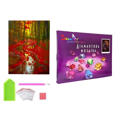 Алмазная мозаика Алый Путь, 30 х 40 см