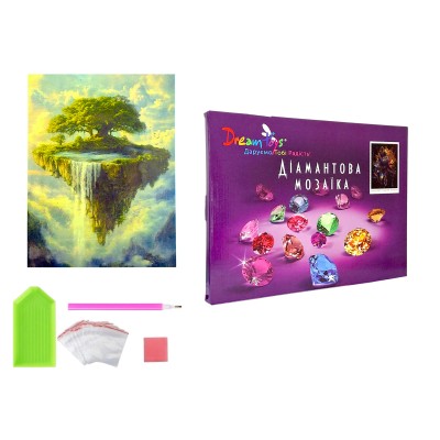 Алмазная мозаика Отдалённый остров, 30 х 40 см