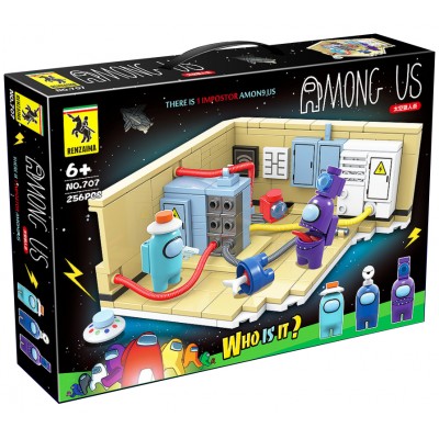 Конструктор Among Us комната Electrical (256 деталей)