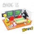 Конструктор Among Us комната Admin room (257 деталей)