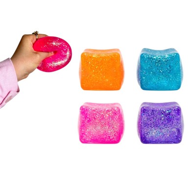 Игрушка-антистресс «Сквиш Cube с блёстками», 5,5 см