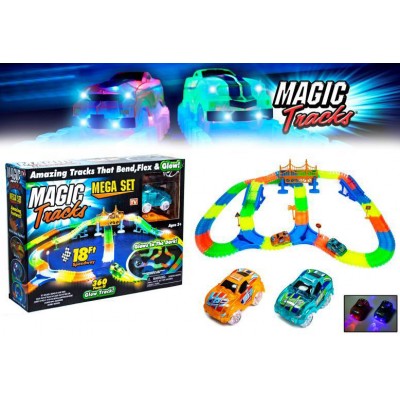  Гоночный трек Magic Tracks 360 деталей на 3 батарейки 