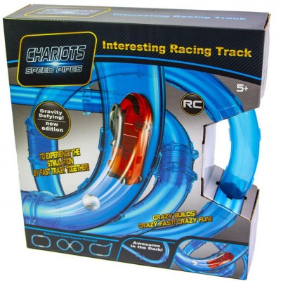 Автотрек в трубе Chariots Speed Pipes на 20 деталей