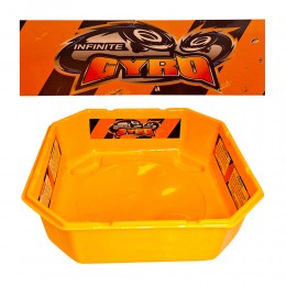 Арена Beyblade 4 ловушки, жёлтая Арена Beyblade 4 ловушки, жёлтая