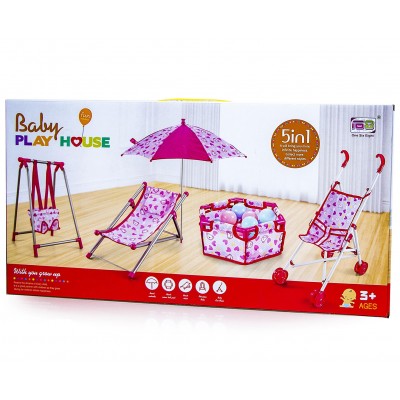 Набор аксессуаров для кукол 5 в 1 Play House