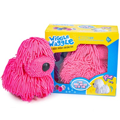 Интерактивный щенок Wiggle Waggle Розовый