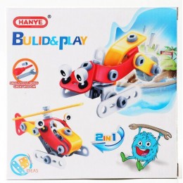 Meccano Construction Конструктор 2 в 1 Вертолет-Снегоход, 53 детали Meccano Construction Конструктор 2 в 1 Вертолет-Снегоход, 53 детали