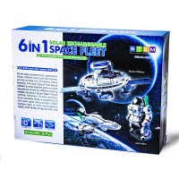 Конструктор на солнечных батареях Solar Robot 6 в 1 Space Fleet 2117