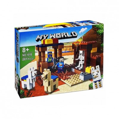 Конструктор Minecraft 1018, 201 деталь Конструктор Minecraft 1018, 201 деталь