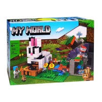 Конструктор Minecraft 1080 Заячье ранчо, 340 деталей Конструктор Minecraft 1080 Заячье ранчо, 340 деталей