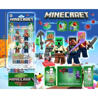 Магнитный конструктор Герои Minecraft Магнитный конструктор Герои Minecraft