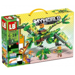 Конструктор Minecraft Изумрудный Дракон, 463 детали