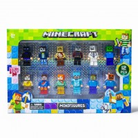 Набор фигурок героев Minecraft, 12 штук Набор фигурок героев Minecraft, 12 штук