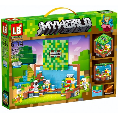 Конструктор Minecraft Утиный куб, 482 детали