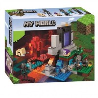 Конструктор Minecraft Разрушенный портал, 316 деталей Конструктор Minecraft Разрушенный портал, 316 деталей
