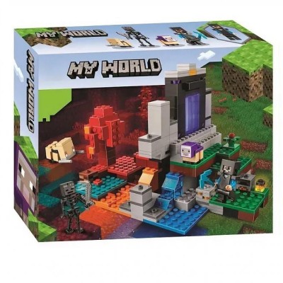 Конструктор Minecraft Разрушенный портал, 316 деталей Конструктор Minecraft Разрушенный портал, 316 деталей