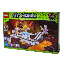 Конструктор Minecraft ZM613 Подземная железная дорога, 391 деталь
