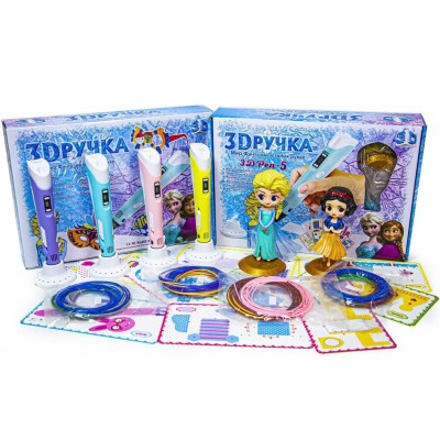 3D Ручка Frozen с фигурками персонажей 3D Ручка Frozen с фигурками персонажей