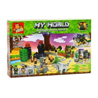 Конструктор Minecraft SX-10054 Таинственный портал, 239 деталей
