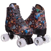 Ролики - квады Rio Roller Z-3854 коричневые Ролики - квады Rio Roller Z-3854 коричневые