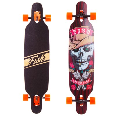 Лонгборд фрирайд Fish Skateboard Pirate