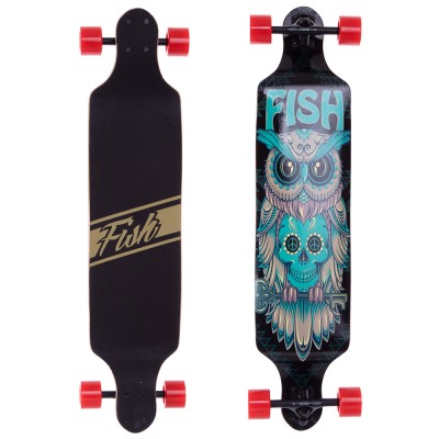 Лонгборд фрирайд Fish Skateboard Owl