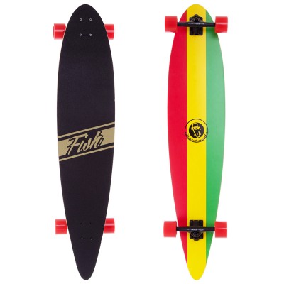 Лонгборд круизер Fish Skateboard Tricolor