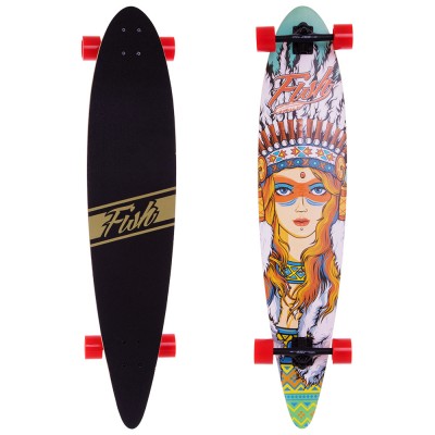 Лонгборд круизер Fish Skateboard Indian Лонгборд круизер Fish Skateboard Indian