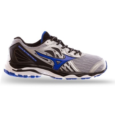 Кроссовки Mizuno серые с синим Кроссовки Mizuno серые с синим