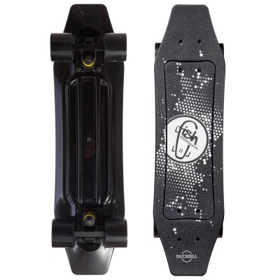 Пенни борд Fish Skateboards Duckbill Черный с белым Пенни борд Fish Skateboards Duckbill Черный с белым