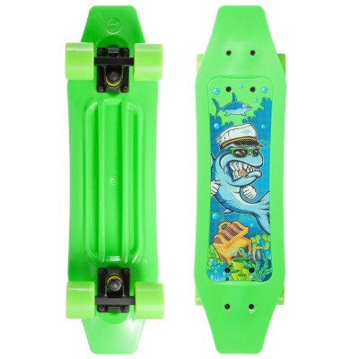 Пенни борд Fish Skateboards Duckbill Shark Зеленый Пенни борд Fish Skateboards Duckbill Shark Зеленый