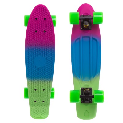 Пенни борд Fish Skateboards Градиент Green-Blue-Violet (матовое покрытие) Пенни борд Fish Skateboards Градиент Green-Blue-Violet (матовое покрытие)